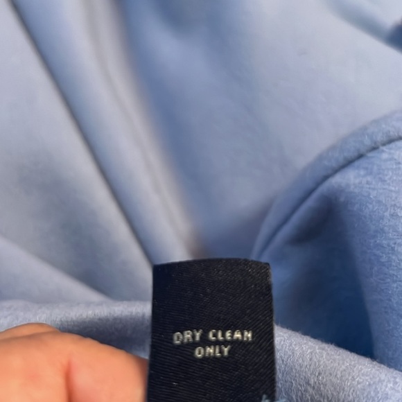 ANN TAYLOR Women’s Cashmere/Wool size 8 Blue Blazer. - Picture 8 of 9